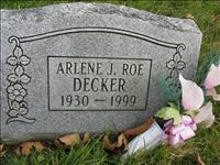 Decker, Arlene J (Roe)